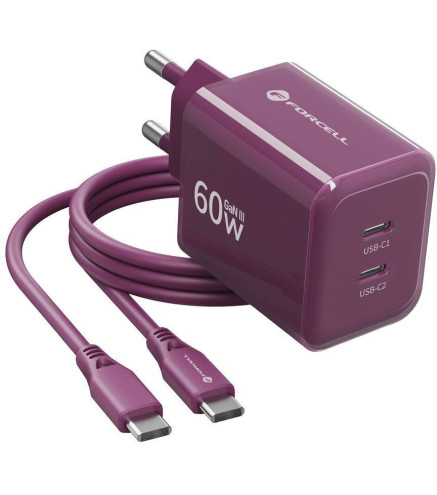 Ładowarka Forcell F-Energy GaN III VT-60 60W PD QC 4.0+ | Alarmista.pl