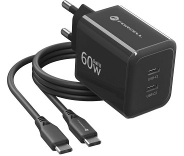 Ładowarka Forcell F-Energy GaN III VT-60 60W PD QC 4.0+ | Alarmista.pl