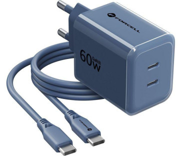 Ładowarka Forcell F-Energy GaN III VT-60 60W PD QC 4.0+ | Alarmista.pl