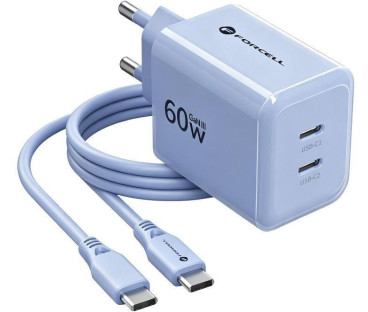 Ładowarka Forcell F-Energy GaN III VT-60 60W PD QC 4.0+ | Alarmista.pl
