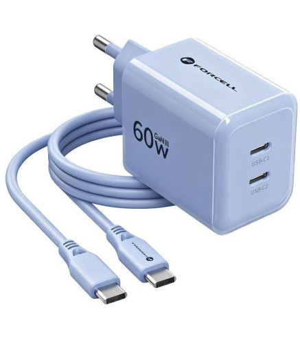 Ładowarka Forcell F-Energy GaN III VT-60 60W PD QC 4.0+ | Alarmista.pl