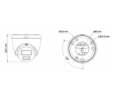 KAMERA IP NT-IP136CA-DL 6 MP z WDR 120 dB | Alarmista.pl