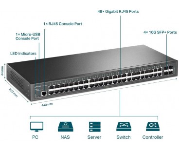 SWITCH TP-LINK TL-SG3452X