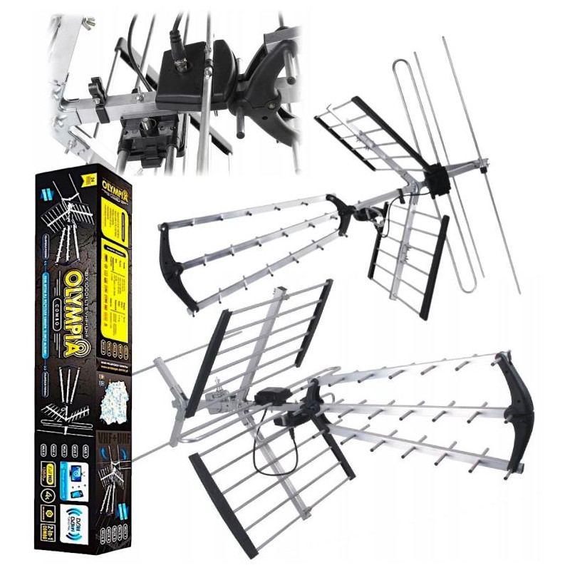 Antena DVB-T 1000+ LTE OLYMPIA COMBO Red Eagle (BX-1000)