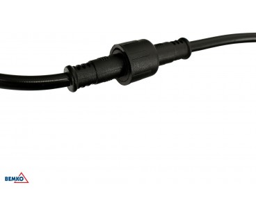 SOLARNA GIRLANDA OGRODOWA LED BEMKO SOLBEE 3W 3000K 10SZT 10M IP65 CZARNA C83-SOB-003BL-3K