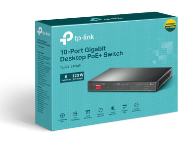SWITCH TP-LINK TL-SG1210MP