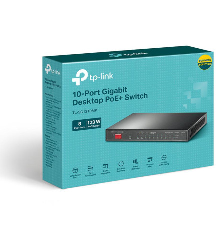 SWITCH TP-LINK TL-SG1210MP