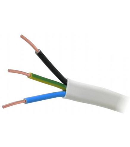 Przewód elektryczny drut płaski YDYp 450/750V 3x1,5mm2 50m MERCOR