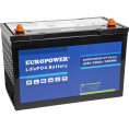 Akumulator LiFePO4 EUROPOWER serii LFP 12,8V 100Ah Bluetooth (Żywotność ~2000 cykli)