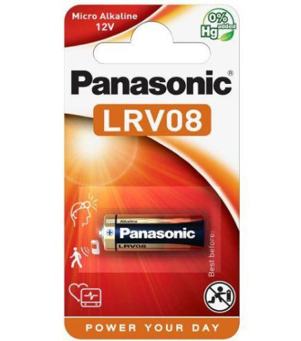 Bateria LRV08 / A23 PANASONIC (blister 1 szt.)