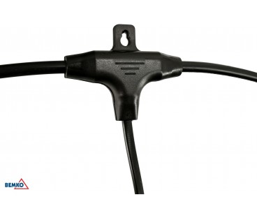 SOLARNA GIRLANDA OGRODOWA LED BEMKO SOLBEE 3W 3000K 10SZT 10M IP65 CZARNA C83-SOB-003BL-3K