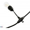 SOLARNA GIRLANDA OGRODOWA LED BEMKO SOLBEE 3W 3000K 10SZT 10M IP65 CZARNA C83-SOB-003BL-3K