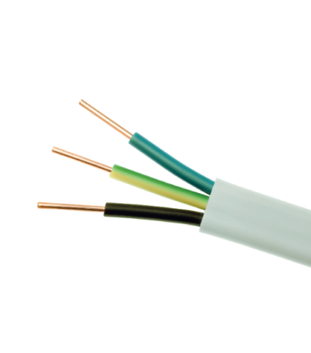 Przewód elektryczny drut płaski YDYp 450/750V 3x2,5mm2 ELEKTROKABEL 100m