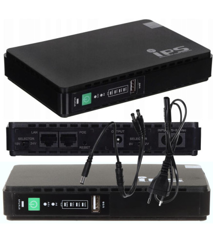 UPS ZASILACZ AWARYJNY IPS RouterUPS-30-PoE 30W 8800mAh