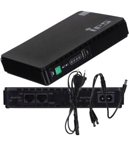 UPS ZASILACZ AWARYJNY IPS RouterUPS-15-PoE 15W 8800mAh