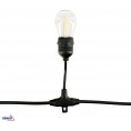 SOLARNA GIRLANDA OGRODOWA LED BEMKO SOLBEE 3W 3000K 10SZT 10M IP65 CZARNA C83-SOB-003BL-3K