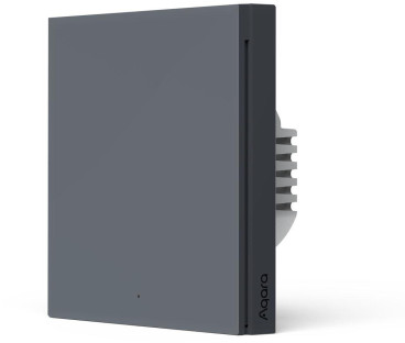 Aqara Smart Wall Switch H1 Szary pojedynczy z przewodem neutralnym