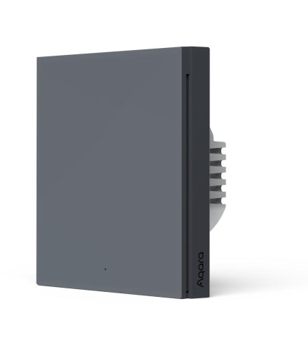 Aqara Smart Wall Switch H1 Szary pojedynczy z przewodem neutralnym