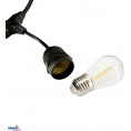 SOLARNA GIRLANDA OGRODOWA LED BEMKO SOLBEE 3W 3000K 10SZT 10M IP65 CZARNA C83-SOB-003BL-3K