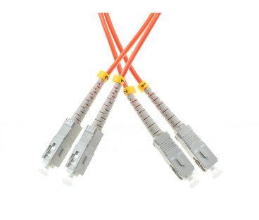 PATCHCORD ŚWIATŁOWODOWY MM SC/UPC-SC/UPC DUPLEX OM2 2m