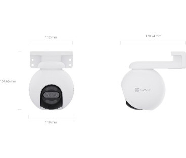Kamera IP Ezviz H80x Dual 4K 8MP+2MP 4mm