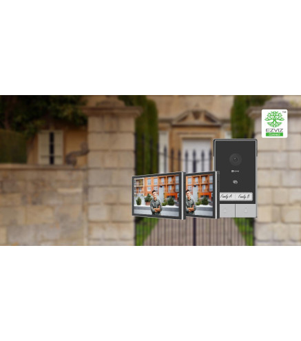 Zestaw wideodomofonowy EZVIZ HP7 z dwoma monitorami