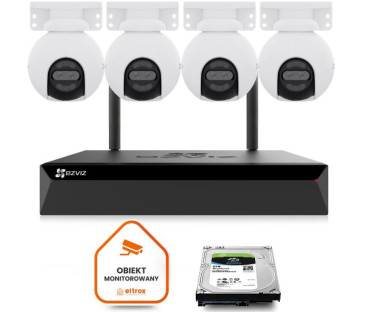 Zestaw do monitoringu Wi-Fi EZVIZ 4x H80x Dual 4K 8MP+2MP 4mm