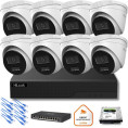 Zestaw monitoringu IP Hilook 8x IPC-T280HA-LU 8MP Smart-hybrid Light