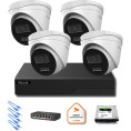 Zestaw monitoringu IP Hilook 4x kamera IPC-T260HA-LU 6MP Smart-hybrid Light