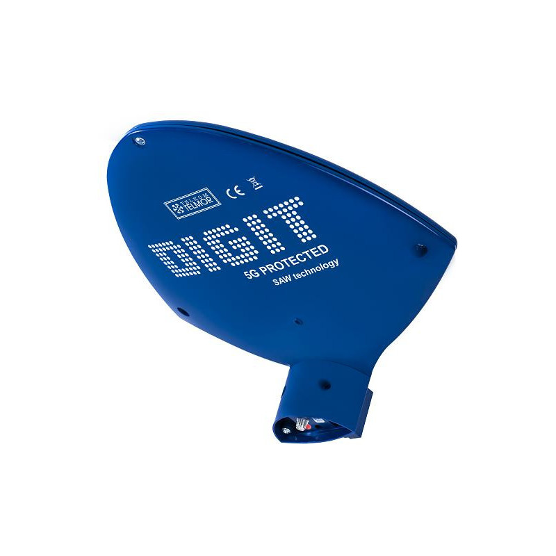 Antena szerokopasmowa DVB-T/T2 Telmor Digit Activa 5GR niebieska