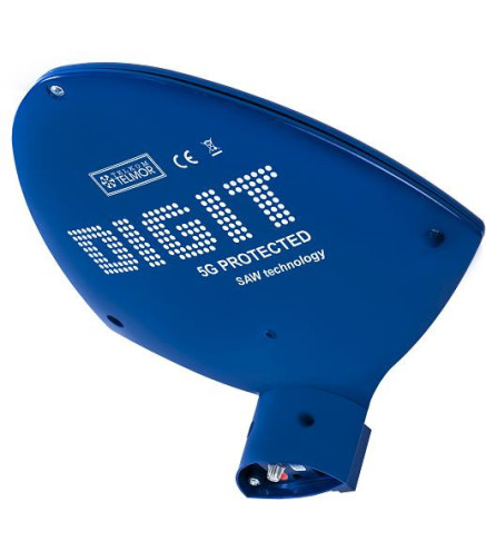 Antena szerokopasmowa DVB-T/T2 Telmor Digit Activa 5GR niebieska