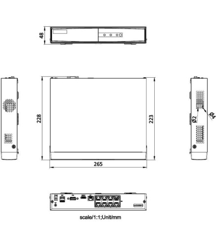 Rejestartor IP Hikvision DS-7108NI-Q1/8P/M(D)