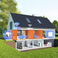 Kamera IP Ezviz HB8 Lite Kit bateryjna PT Wi-Fi 4MP z panelem słonecznym 5W