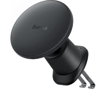 UCHWYT SAMOCHODOWY ŁADOWARKA INDUKCYJNA Baseus CW01 MagSafe Qi 2.0 15 W NA KRATKĘ CZARNY