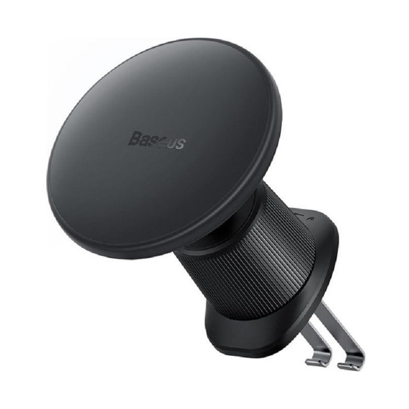 UCHWYT SAMOCHODOWY ŁADOWARKA INDUKCYJNA Baseus CW01 MagSafe Qi 2.0 15 W NA KRATKĘ CZARNY