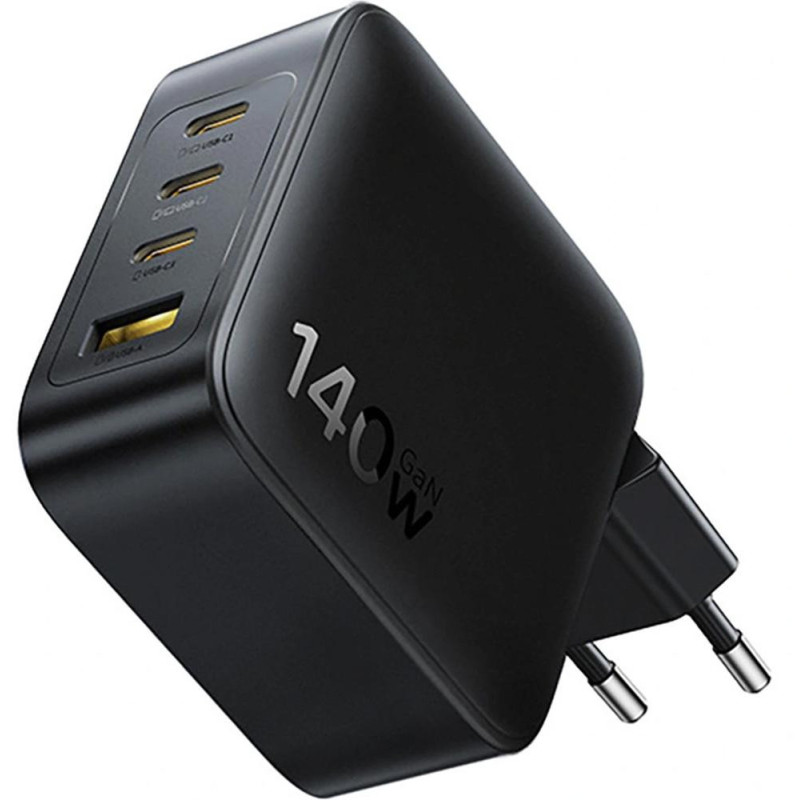 Ładowarka sieciowa Baseus EnerFill FH11 GaN 140 W 3x USB-C 1x USB-A PD 3.0 QC 4.0+ + kabel