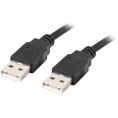 KABEL USB-A M/M 2.0 0.5M CZARNY LANBERG