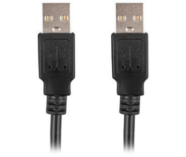 KABEL USB-A M/M 2.0 0.5M CZARNY LANBERG