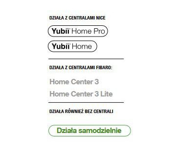 Czujnik CO i temperatury Nice CO Alarm-Control