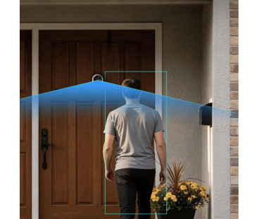 Wizjer do drzwi Ezviz CP4 4MP Wi-Fi srebrny