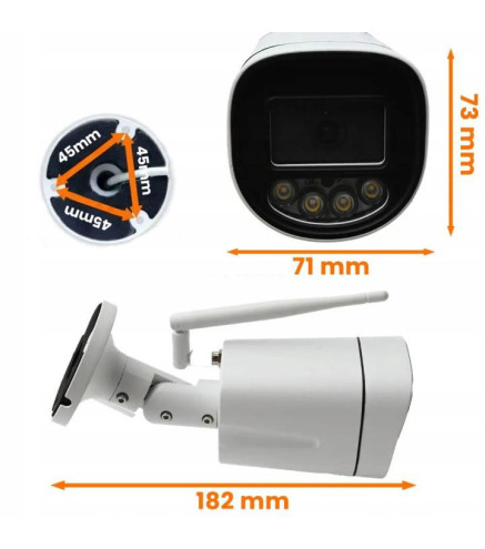 Kamera IP Orllo Z1 tuba 4K 8MP Wi-Fi