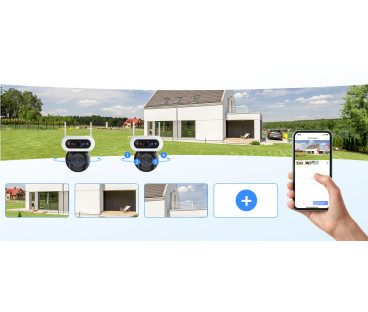 Kamera IP Ezviz C90f Triple 3K (5MP+5MP+5MP) Wi-Fi