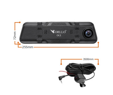 Kamera Samochodowa Przód Tył ORLLO Autoplay PRO 4K GPS WiFi