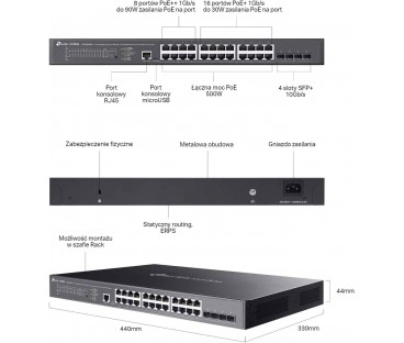 SWITCH TP-LINK TL-SG3428XMPP