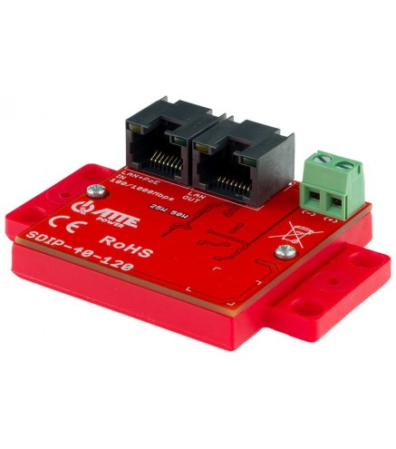 Adapter PoE obniżający napięcie ATTE SDIP-40-120