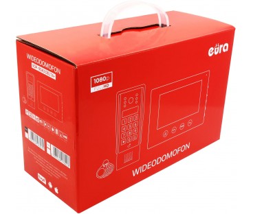 WIDEODOMOFON EURA VDP-90A3 DELTA + czarny monitor TUYA
