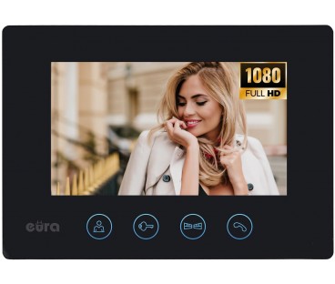WIDEODOMOFON EURA VDP-90A3 DELTA + czarny monitor TUYA