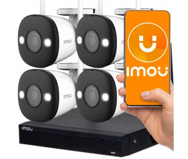 Zestaw do monitoringu wifi IMOU Wi-Fi KIT- Pro KIT/NVR1104HS-W-S2/4-F22FE