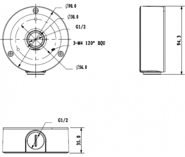 UCHWYT DAHUA PFA134