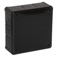 Puszka natynkowa pusta 12 wlotów VIPLAST VP-51 CZARNA IP55 118x118x46mm 051-05